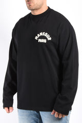 Mansour Paris College Longsleeve Black