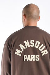 Mansour Paris College Longsleeve Choco Brown