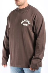 Mansour Paris College Longsleeve Choco Brown