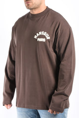 Mansour Paris College Longsleeve Choco Brown