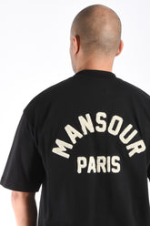 Mansour Paris College T-Shirt Black