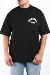 Mansour Paris College T-Shirt Black