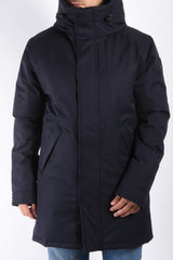 Nobis Parka Pierre Crosshatch Navy Blue