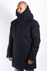 Nobis Parka Pierre Crosshatch Navy Blue