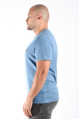 Parajumpers Patch Tee Man Sky Steel