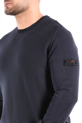 Peuterey Cotton Knit Sweater Ganna 03 Dark Blue