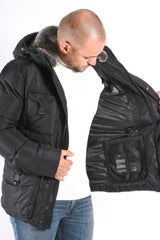 Peuterey Jas Aiptek NBE 03 Fur Black