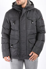 Peuterey Jas Aiptek NBE 03 Fur Dark Grey