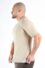 Peuterey Knit T-Shirt MES FRS OPB Beige