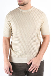 Peuterey Knit T-Shirt MES FRS OPB Beige