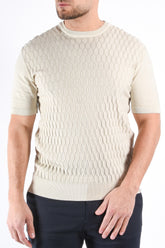 Peuterey Knit T-Shirt MES FRS OPB Light Beige