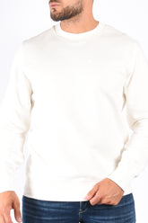 CP Company - Diagonal Raised Fleece Logo Sweatshirt - Gauze White