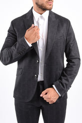 Drykorn Blazer Malo Checkered Dark Grey/Blue