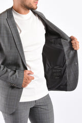 Drykorn - Blazer Irving_SK - Checkered Grey