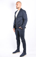 Drykorn Slim Fit Blazer Horley Dark Blue