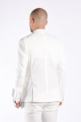 Drykorn - Blazer Hurley linnen mix - Off White