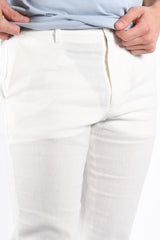 Drykorn Ajend Linen Trouser White