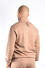EA7 - Half Zipped Sweater 8NPM35 - Brown
