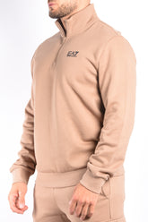 EA7 - Half Zipped Sweater 8NPM35 - Brown