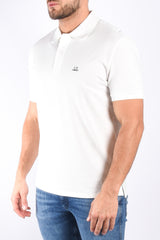 CP Company Stretch Piquet Regular Polo White
