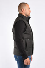 NOBIS - Vale Quilted Vest - Bodywarmer - Heathered Black