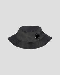 CP Company Chrome-R Lens Bucket Hat Black