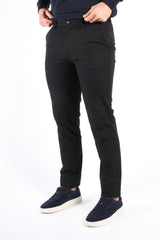 Boss Slim Fit Stretch Cotton Trousers P Kaiton1 Zip Black