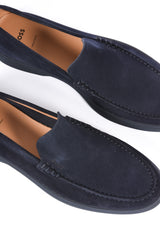BOSS - Suede Loafers Sienne Loaf sd N - Dark Blue
