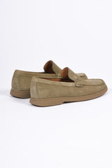 Boss Suede Loafers Sienne Loaf sd N Open Green
