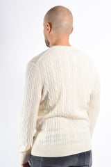 BOSS Knit Sweater H Hetico - Beige