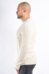 BOSS Knit Sweater H Hetico - Beige