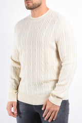 BOSS Knit Sweater H Hetico - Beige