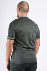 Boss H-Tessler 202 Mercerised T-Shirt - Open Green