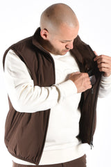 Boss Bodywarmer C Calinus Dark Brown
