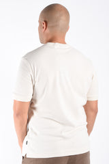 Boss Cotton Cashmere T-Shirt H Thompson 66 Open White