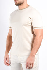Boss H-Tessler 202 Mercerised T-Shirt - Light Beige