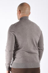 Boss Half Zip Knit Sweater H Ebenji L Open Brown