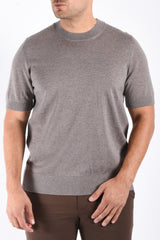 Boss Knit T-Shirt H Umauro Open Brown