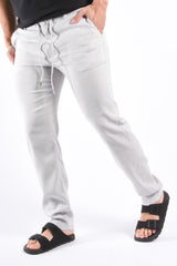 Boss Linen Pants H Kane1 RDS Open Grey