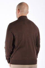 Boss Longsleeve Knit Polo H Lancione Dark Brown