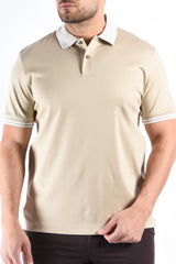 Boss Mercerised Slim Fit Polo H Phillipson 238 Open Beige
