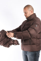 Boss Puffer Jacket H Colter Dark Brown