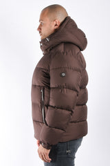 Boss Puffer Jacket H Colter Dark Brown