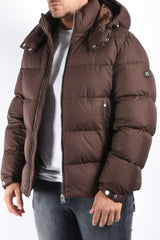 Boss Puffer Jacket H Colter Dark Brown