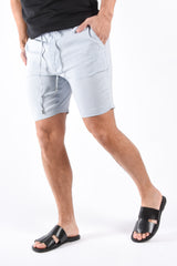 Boss Regular Linen Stretch Shorts H Kane1 RDS Light/Pastel Blue