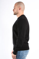 Boss Upacas-L Knit Sweater Black
