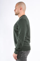 Boss Upacas-L Knit Sweater Open Green