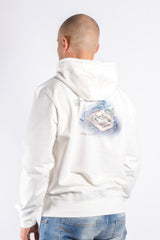 CP Company - Metropolis Series Graphic Stretch Hoodie - Gauze White