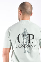 CP Company 1020 Cotton T-Shirt Light Green