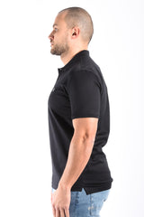 CP Company 70/2 Mercerized Gasato Polo Black